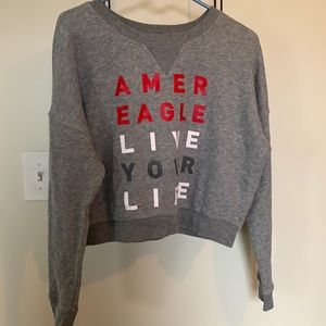 American Eagle Cropped Sweatshirt